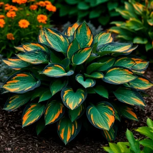 Хоста Бархатный Полог купить по цене от 560р. в интернет-магазине «Посадика» с доставкой почтой в в Красноперекопске и по всей России – [изображение №1].