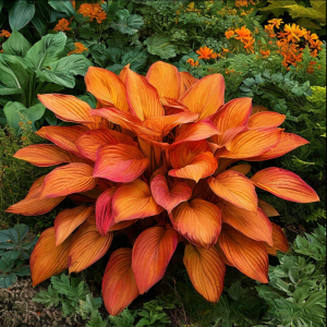 Хоста Солнечный Нектар купить по цене от 605р. в интернет-магазине «Посадика» с доставкой почтой в в Красноперекопске и по всей России – [изображение №1].