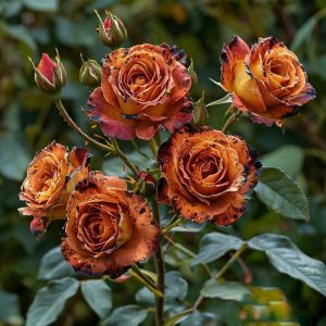 Роза плетистая Оранжевый Бриллиант купить по цене от 450р. в интернет-магазине «Посадика» с доставкой почтой в в Красноперекопске и по всей России – [изображение №1].